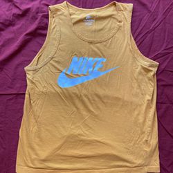 Men's Nike Tank Top Size Large Orange