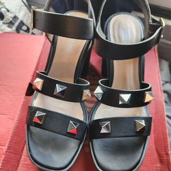 Andrea Block heel sandals