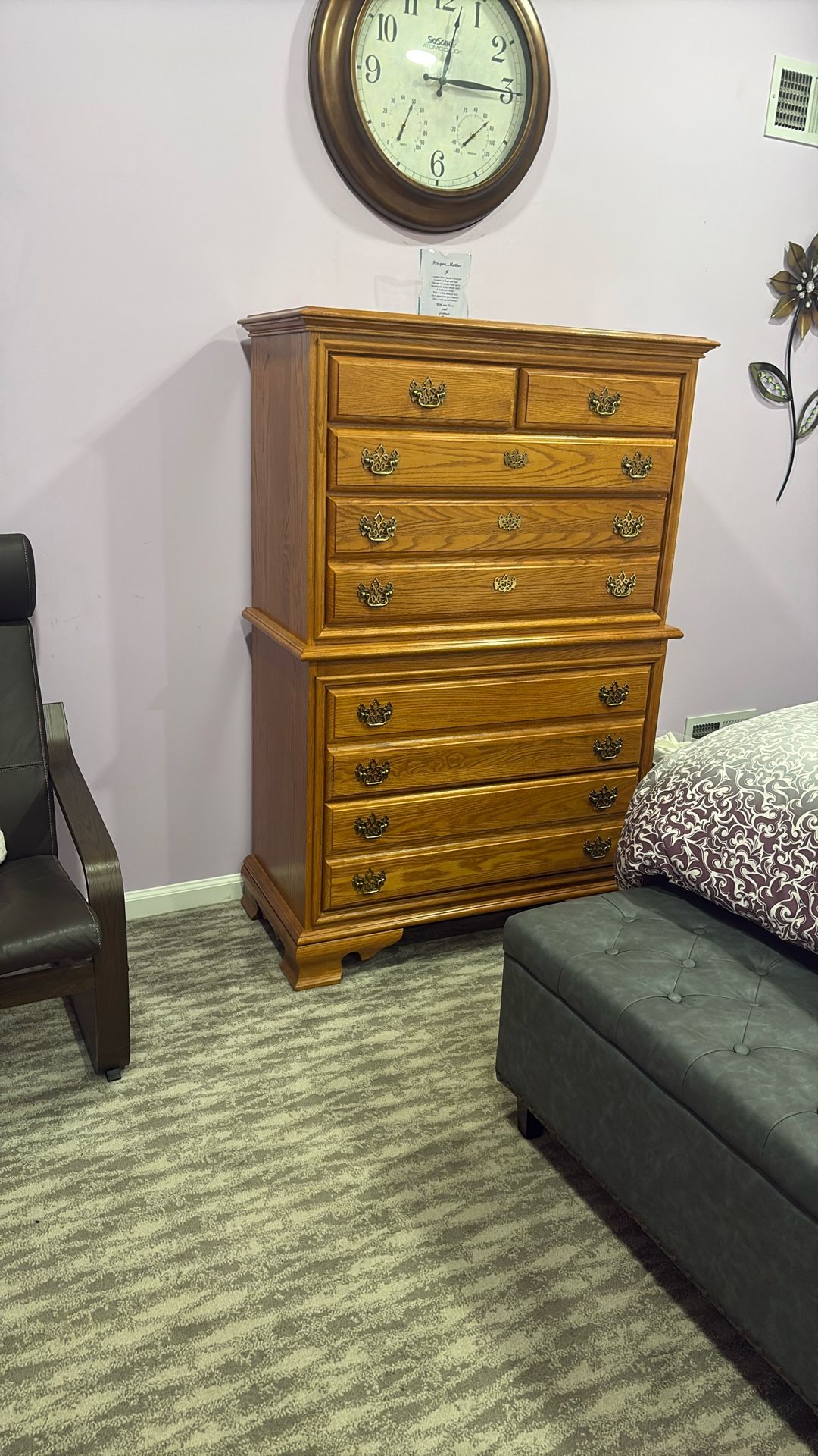 Beautiful All Wood Bedroom Set