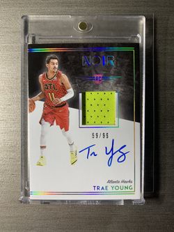 Trae Young Rookie Auto Noir