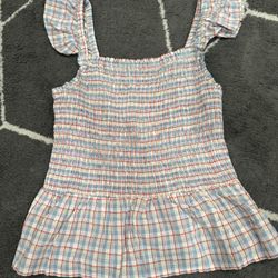 Madewell Gingham Tank Top - Size 2