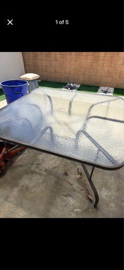 XL Patio Table 5x5’