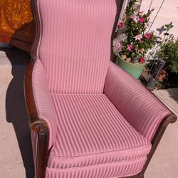 Pink Antique Chair