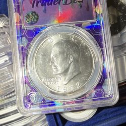 1972-S $1 Silver PCGS MS67 #7411