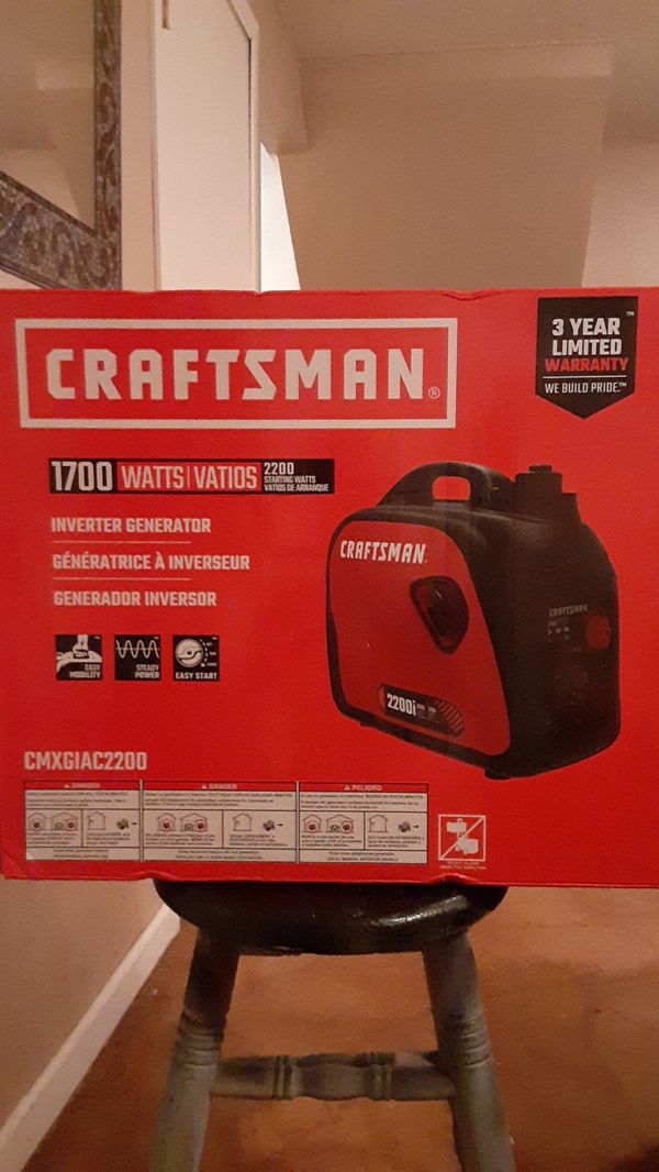 craftsman generator 2200 watt