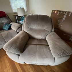 Rocking Recliner Microfiber Chair