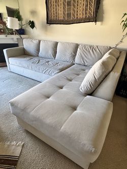 Sectional couch with Queen sleeper bed