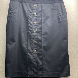 Navy Pencil Skirt Size 16