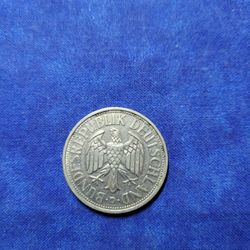1951D German 2 Mark Coin (Rare)