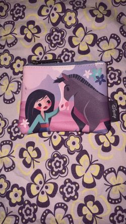 Disney Mulan Zip Coin Purse