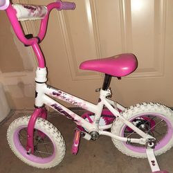 Small Bicycle, Pink and white