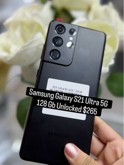 Unlocked - Samsung Galaxy S21 Ultra 5G 128 Gb and clean imei
