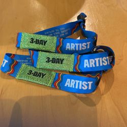 Artist Wristbands For Midtown Music Festival