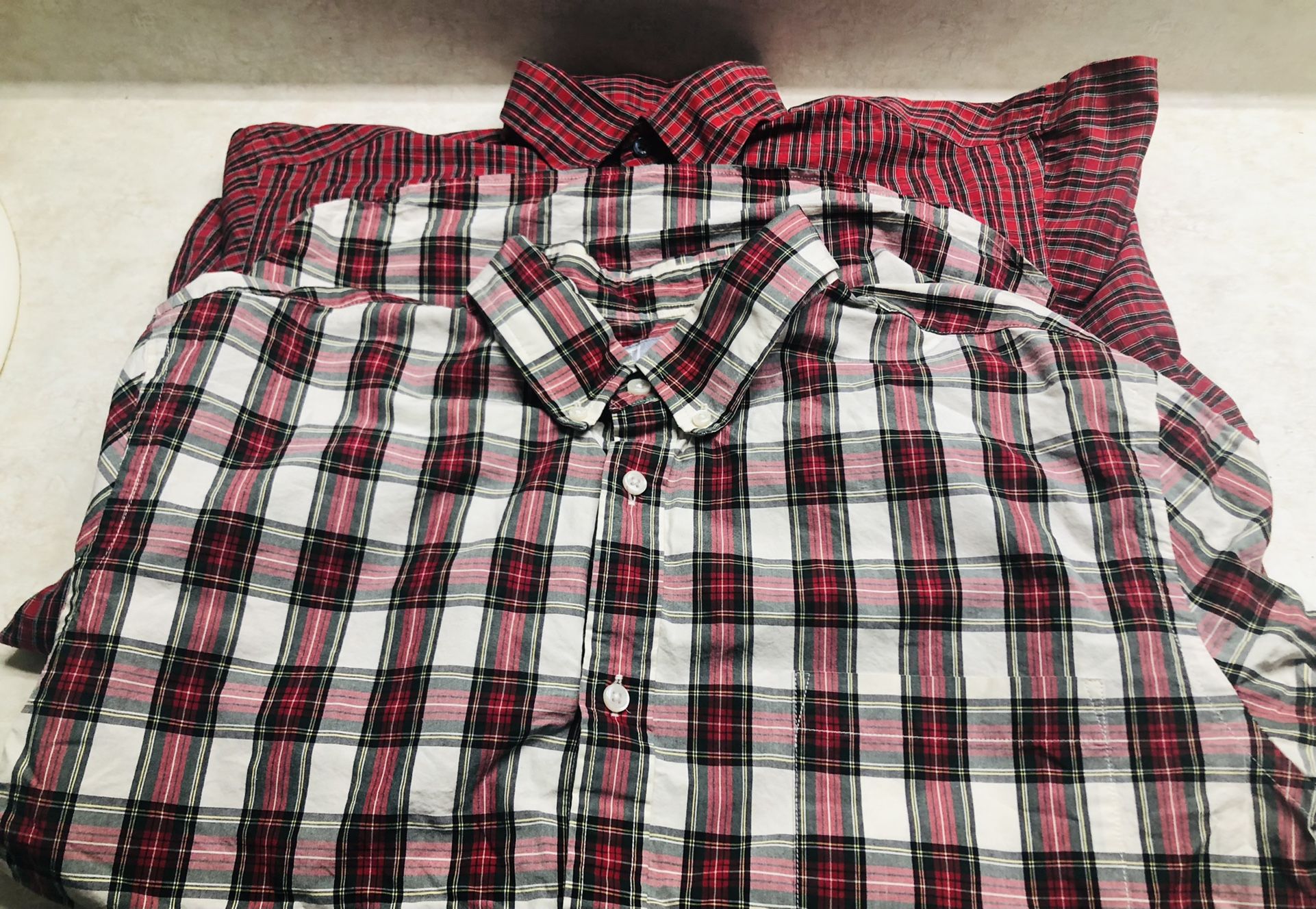 2 Mens Dress Shirts Club Room & JCP