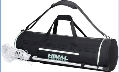 Lacrosse Backpack With Dual Strap, 2 Stick Holders and Separate Cleats Compartment,