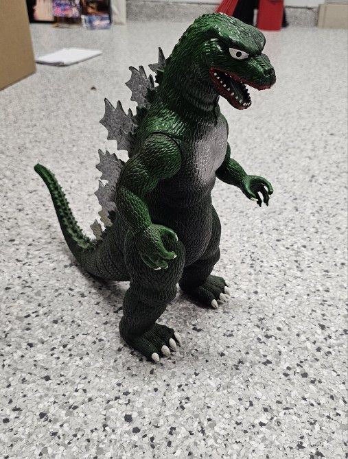 1985 Godzilla Figure Toho Imperial Hong Kong 13" Poseable