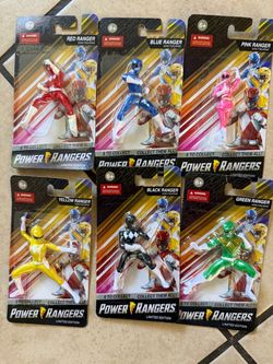 Power Rangers Limited Edition Mini Figurines Complete Set of 6