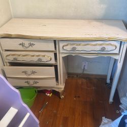 Desk And Side Table