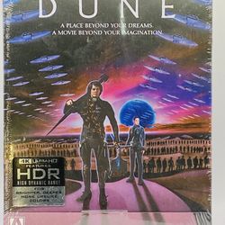 Dune w/ Steelbook Case (4K UHD + Blu-ray, 3 Discs, Region Free) *NEW/SEALED* ДЮНА
