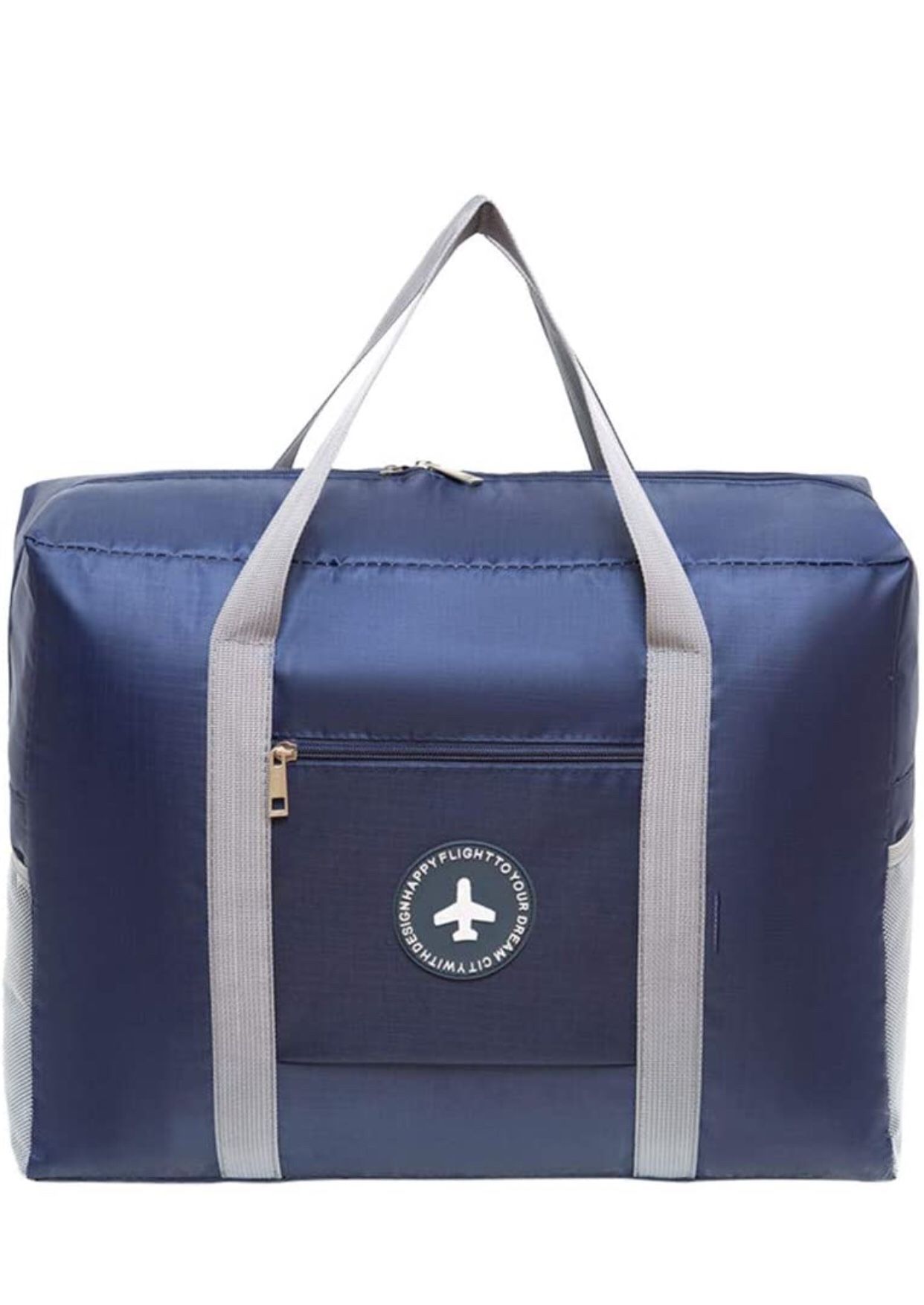 Foldingq Travel Duffel Bag for Men & Women, New Large Capacity Storage Luggage bag, Waterproof & Durable Travel Bag for Sports, Gym, Travel (Blue)