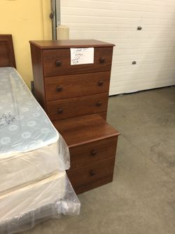 Chest and nightstand