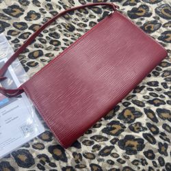 Louis Vuitton Epi Leather Pochette Wristlet