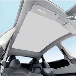 Brand New    2020-2025  Topfit for Model Y Sunshade Roof Window Insulation UV Rays Protection Sun Shade for Tesla Model Y Heat Blocking Shades 