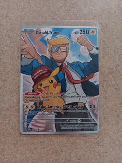 Donald Trump Custom Pokémon Card