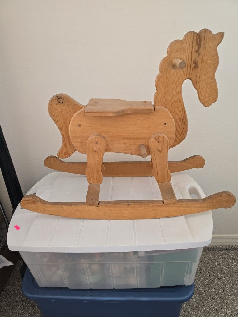 Wooden Horse Rocker