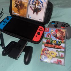Nintendo Switch Oled (3 Games Included)