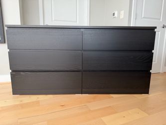IKEA 6-drawer dresser (black)