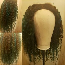 Fun human hair wig