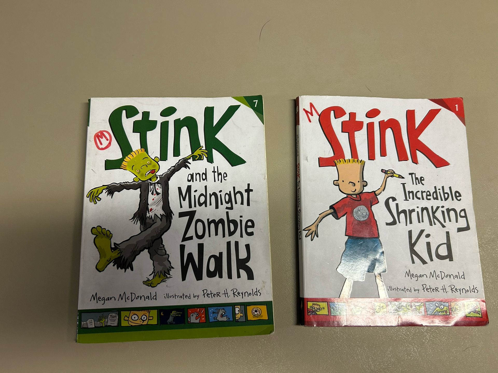 Stink and the Midnight Zombie Walk and The Incredible Shrinking Kid Books
