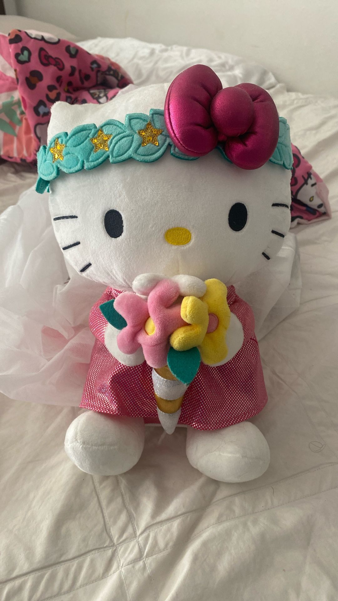 flowergirl hellokitty plush