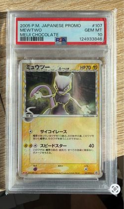 Japanese Mewtwo MEIJI PSA 10 *low pop: 82