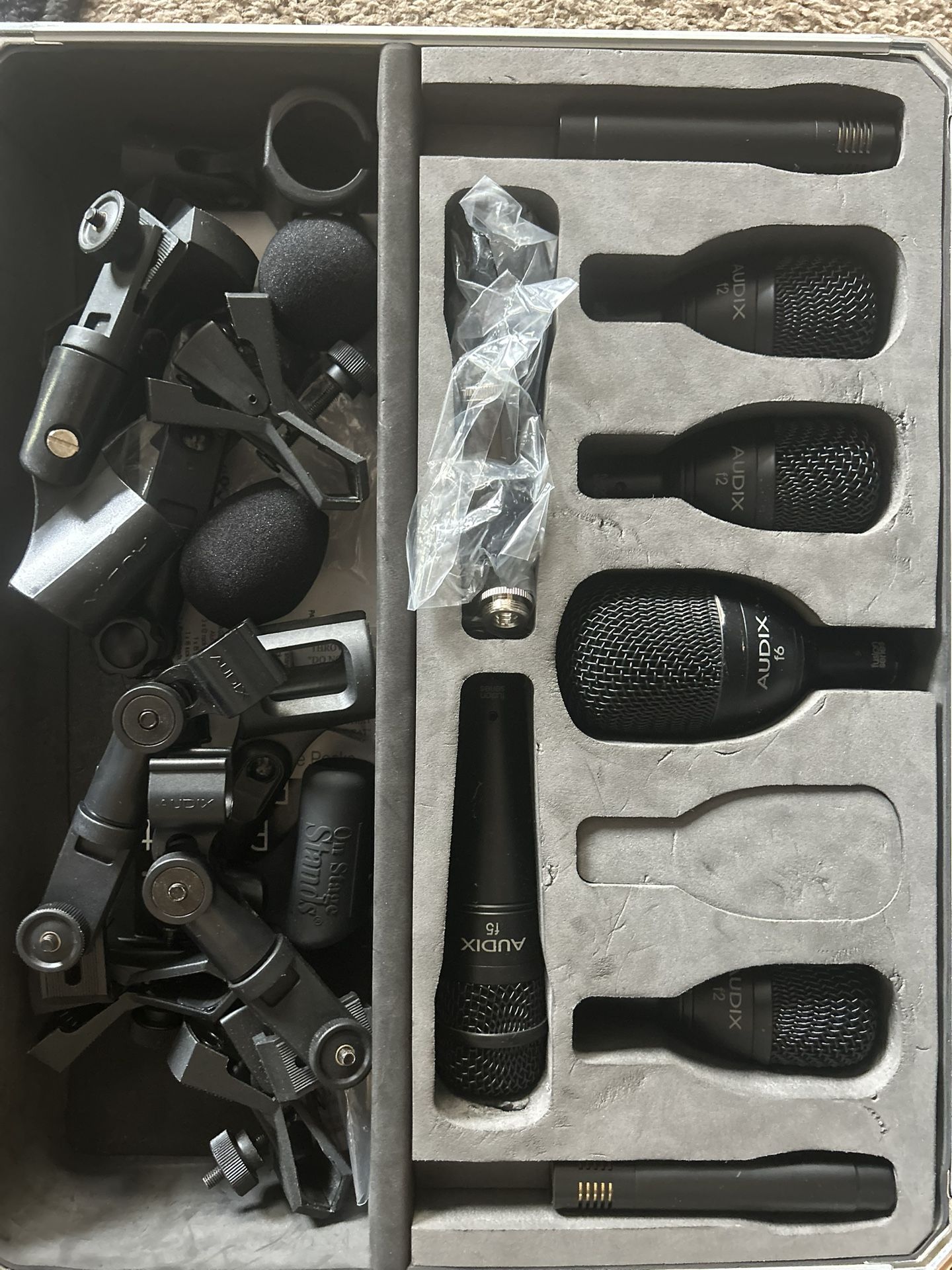 Audix Fusion Series Microphones (7) Set with cords