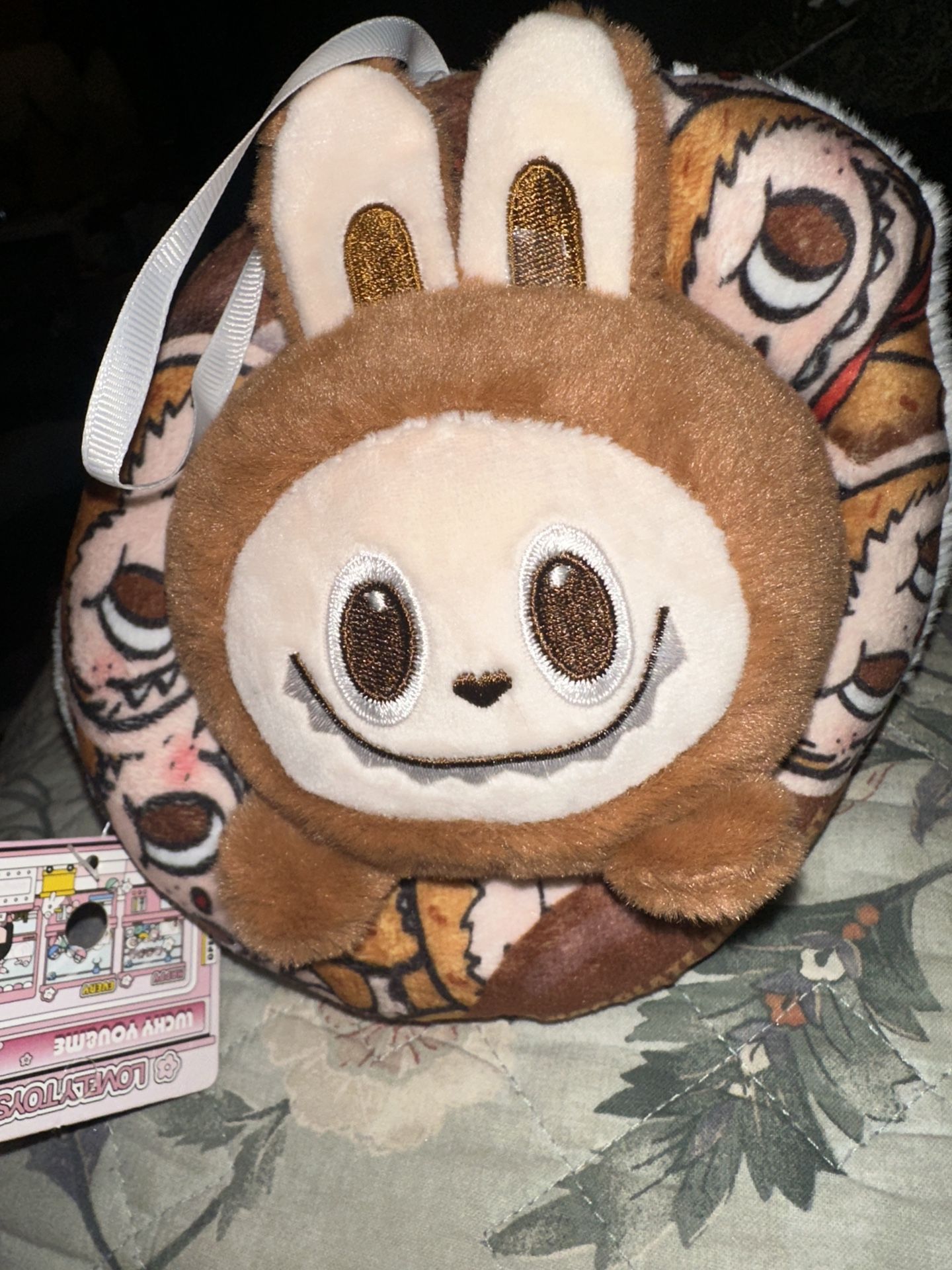 LABUBU PLUSHIE W/ DONUT