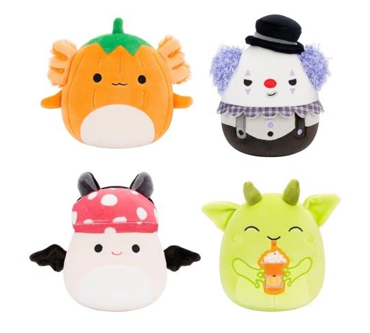 Squishmallows 5-Inch Halloween 4-Pack 