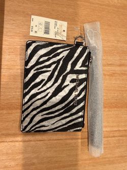 Michael Kors Jet Set Zebra Print Coin Purse