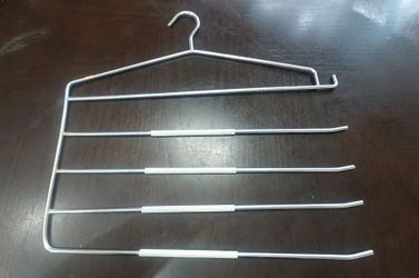 Durable metal 5-tier metal slack and trouser hanger