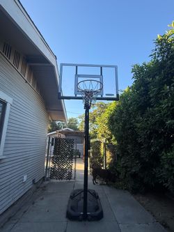 FOR SALE—Lifetime 52” MVP Portable Basketball Hoop—offers considered