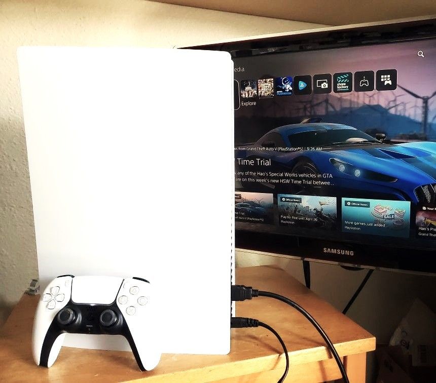 PlayStation 5 Console and Controller