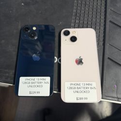 Iphone 13 Mini Unlocked 128GB Store Warranty