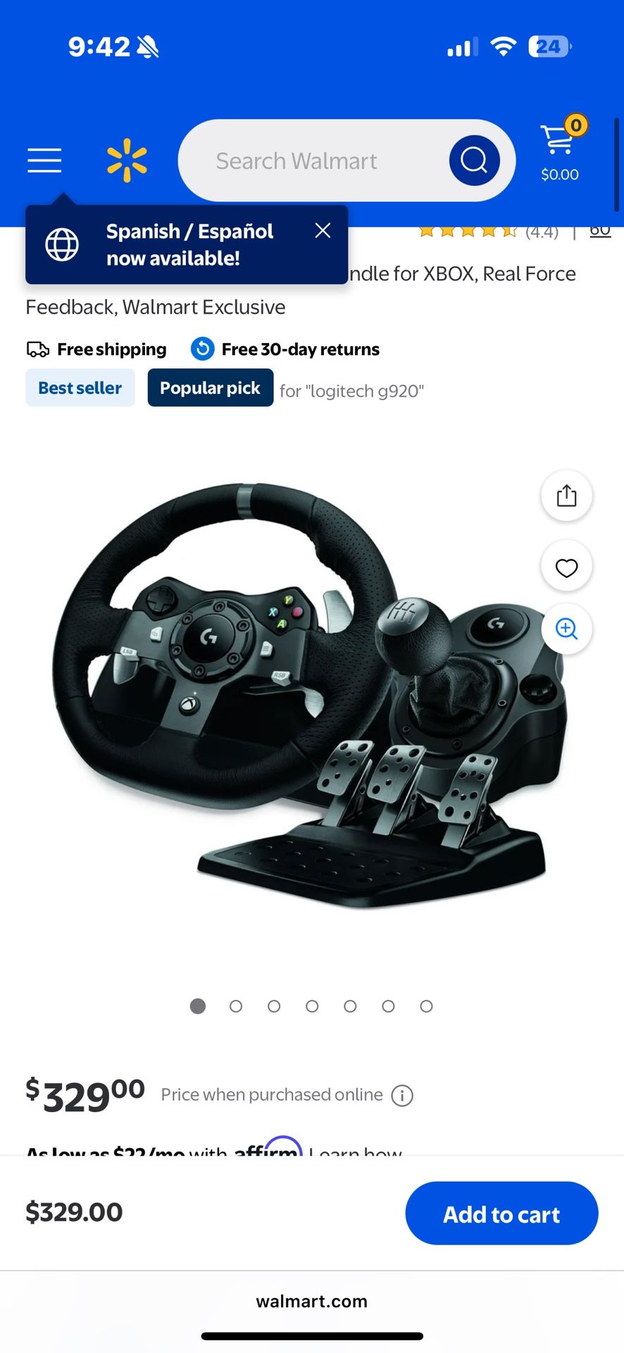 Logitech G920 with hydro e brake