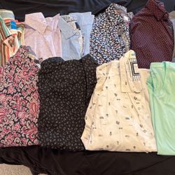 11 Shirts, 7 Long Sleeve, 4 Short Sleeve 