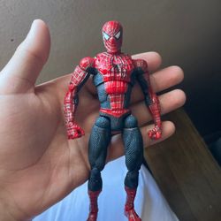 2 Toybiz SUPER Posable Spider Man 2004