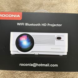 HD Projector, WiFi & Bluetooth