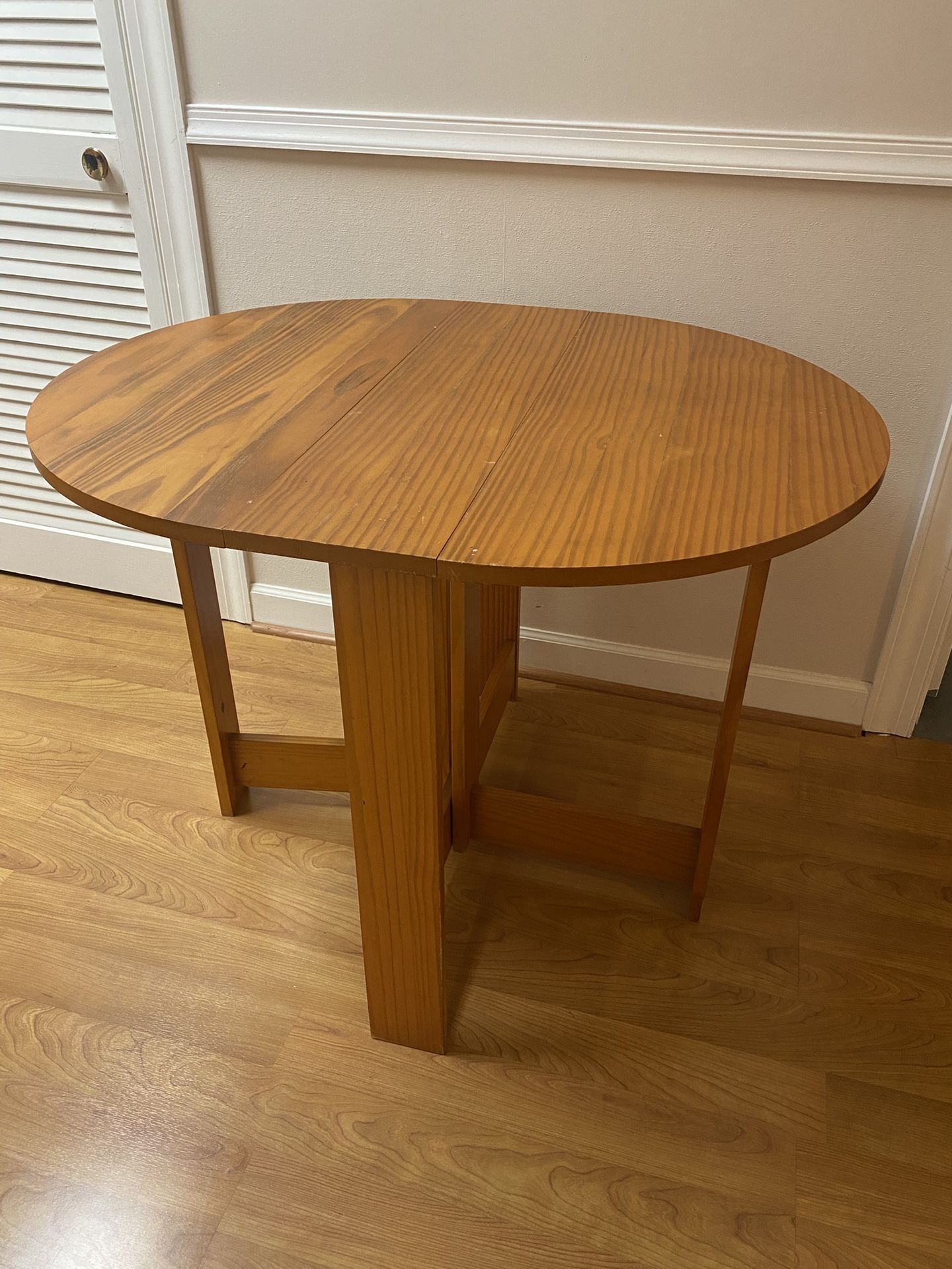 Folding Wood Dining Table