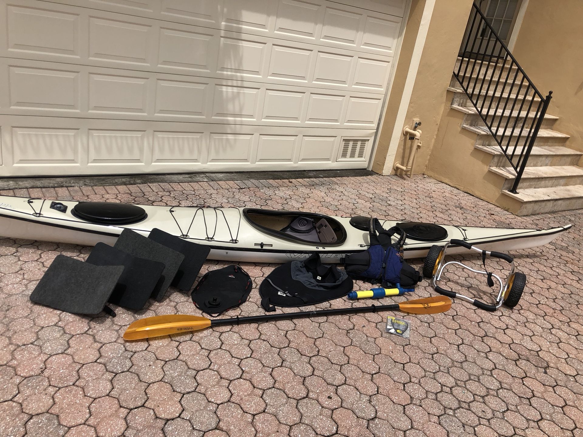 Valley Nordkapp LV 17’ Sea Kayak and Accesories