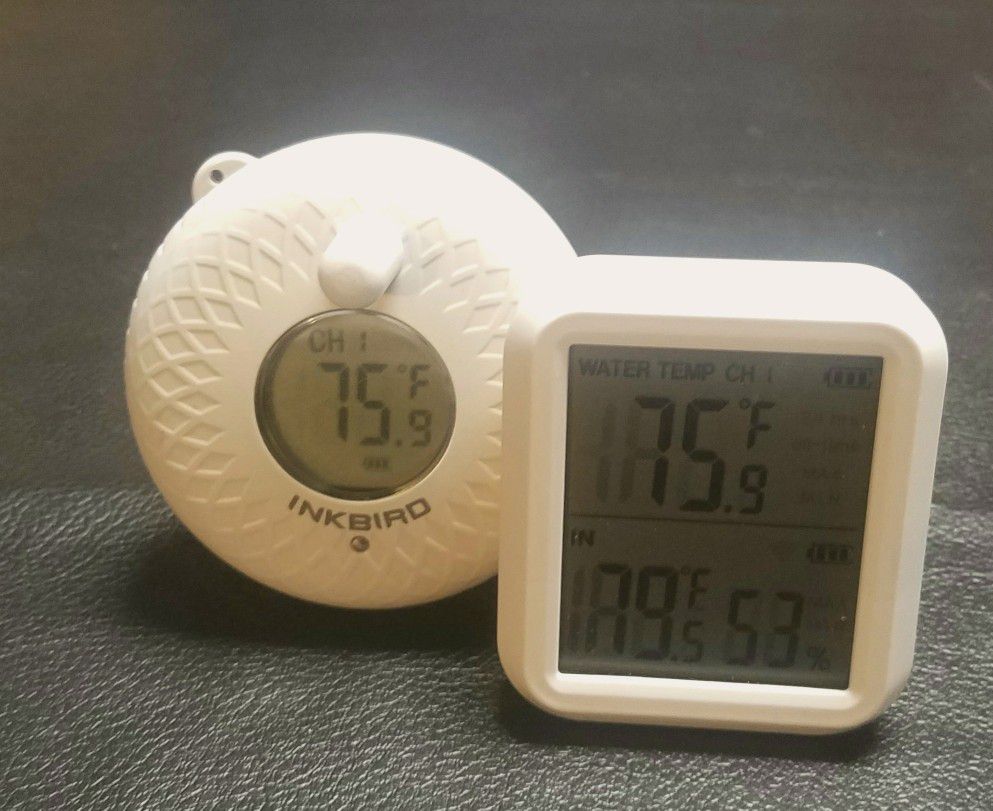 Open Box Inkbird IBS-P01R Wireless Pool Thermometer Floating Outdoor Pool. (Not in original box)

